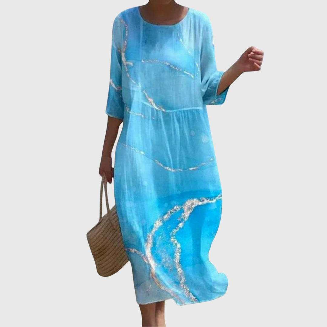 Elena™ | Elegante Vestido Largo Floral