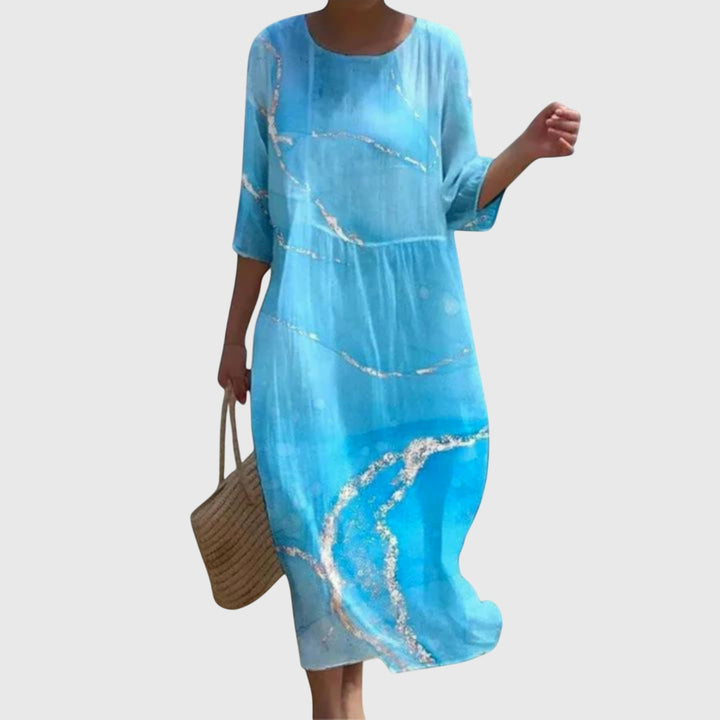 Elena™ | Elegante Vestido Largo Floral