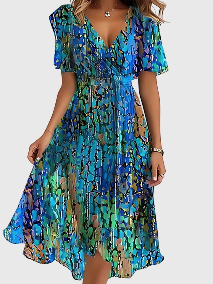 Matilda | Vestido de Verano con Tapa para el Abdomen