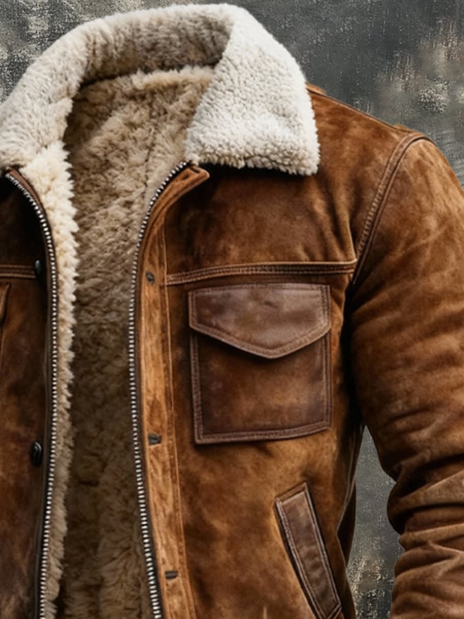 Marco | CHAQUETA DE PIEL NATURAL SHERPA