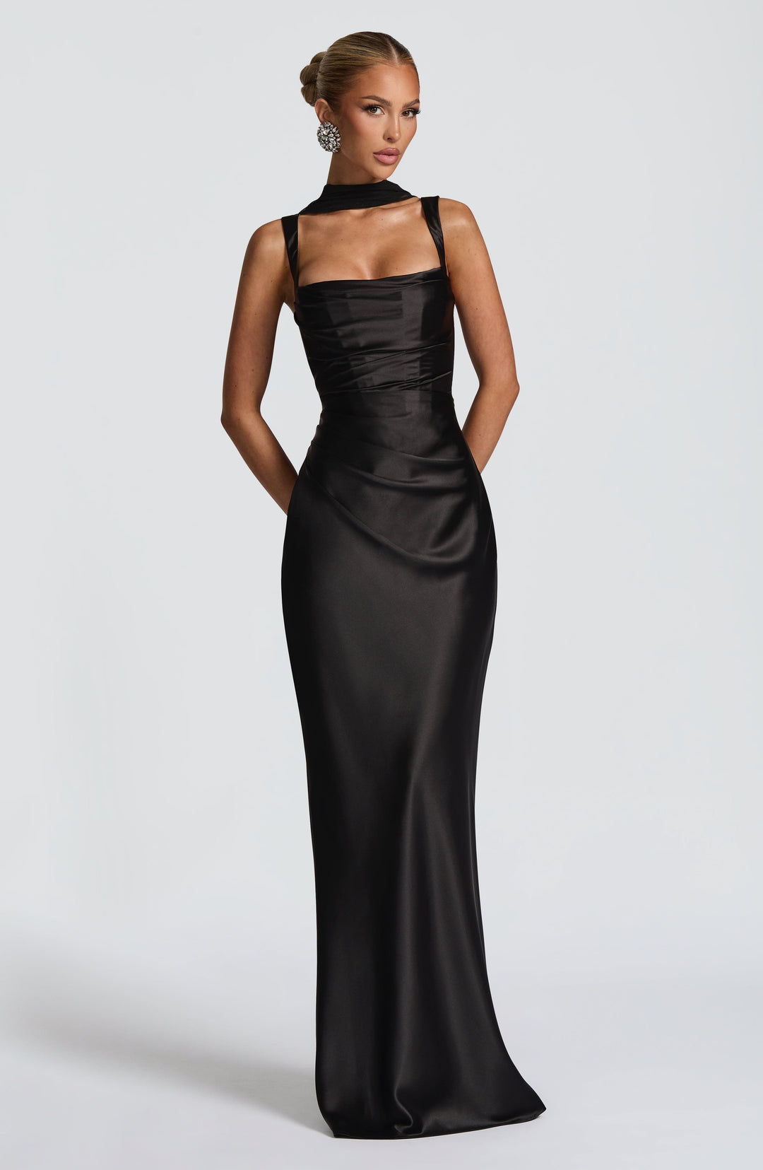Vestido Maxi Calanthe - Color Negro