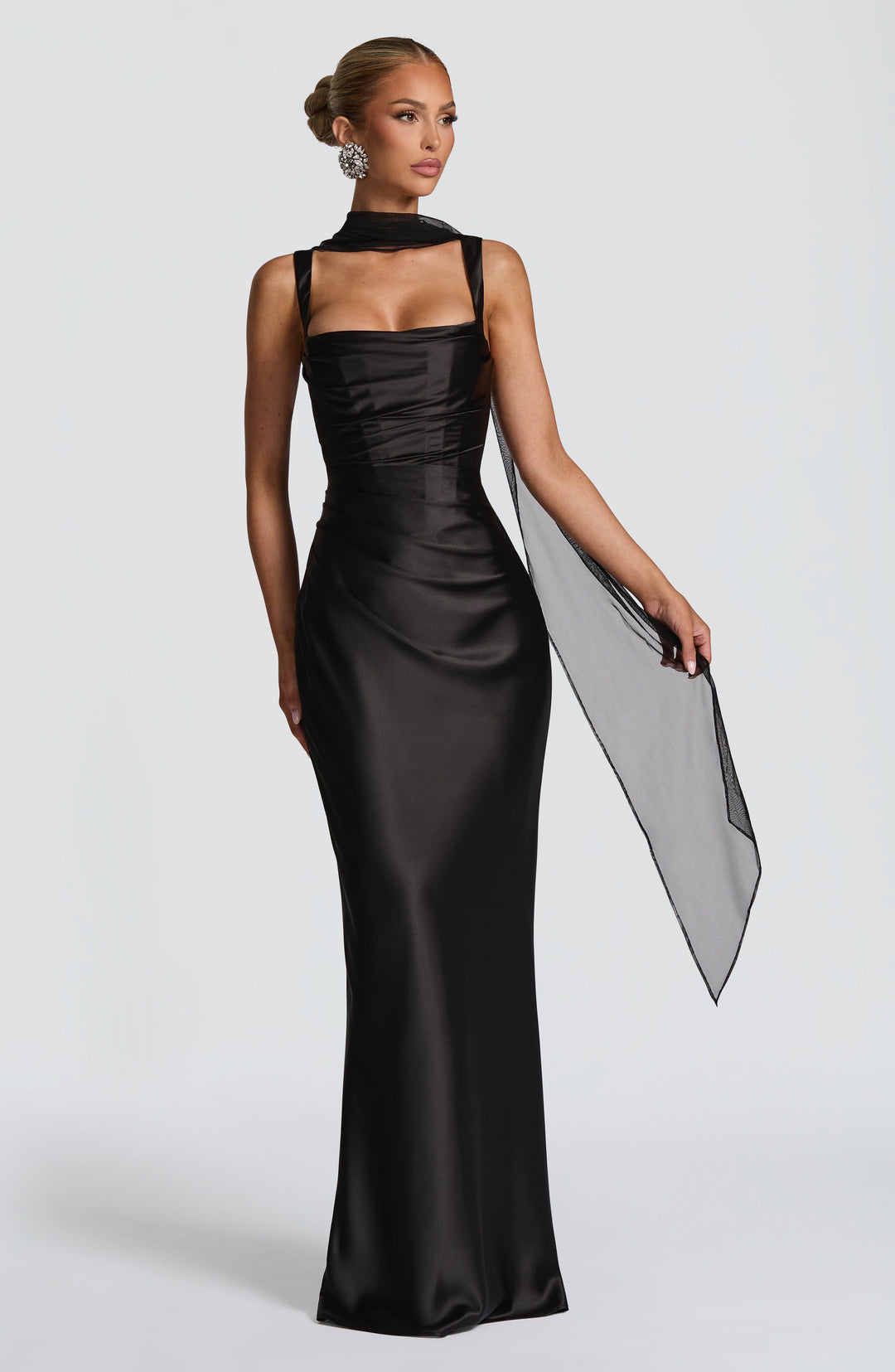 Vestido Maxi Calanthe - Color Negro