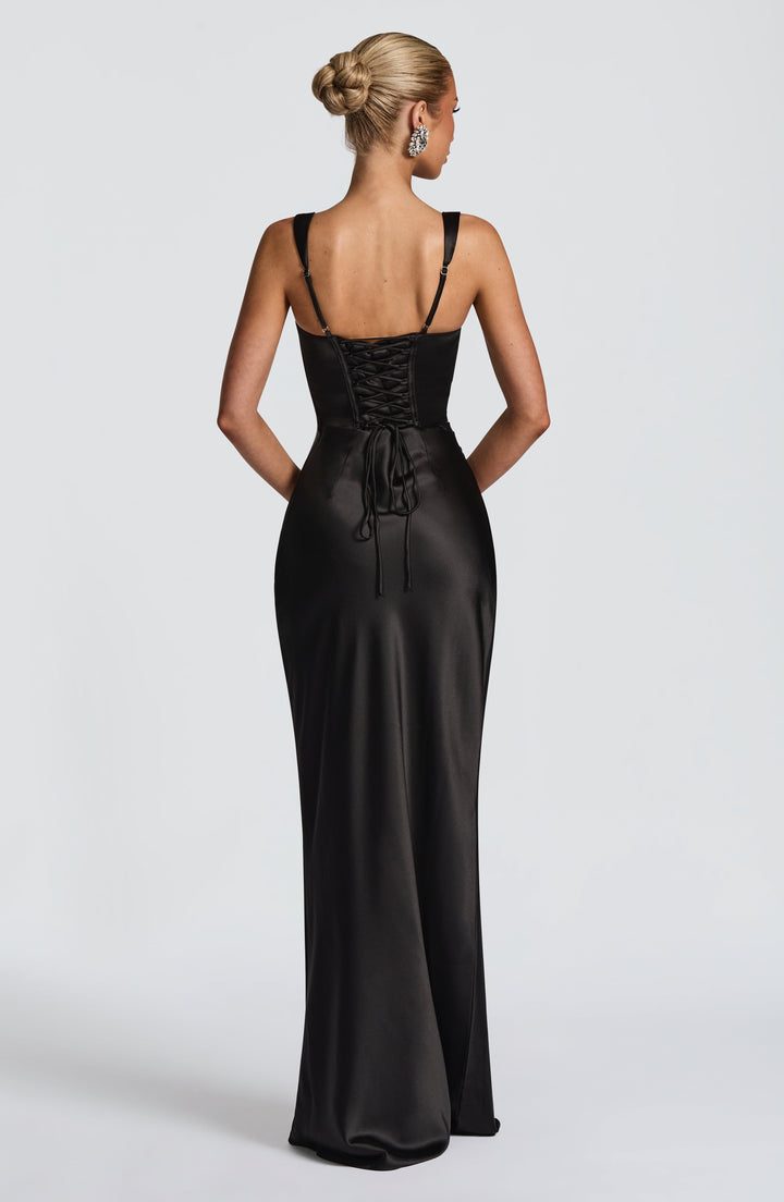 Vestido Maxi Calanthe - Color Negro