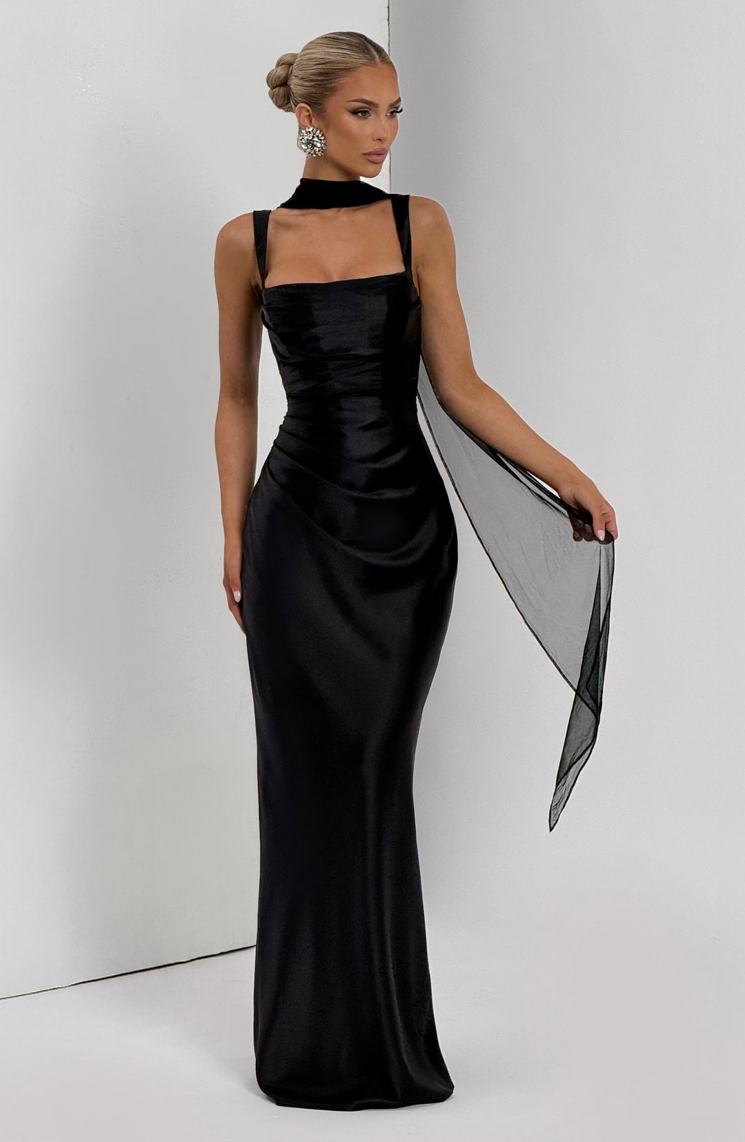 Vestido Maxi Calanthe - Color Negro