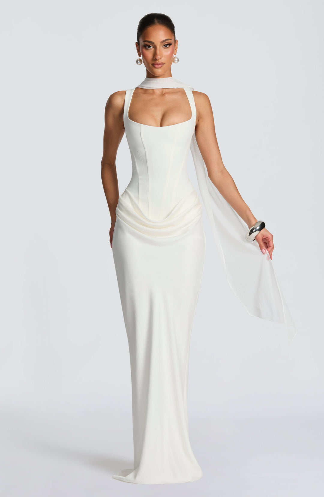 Vestido Maxi Cornelia - Color Marfil
