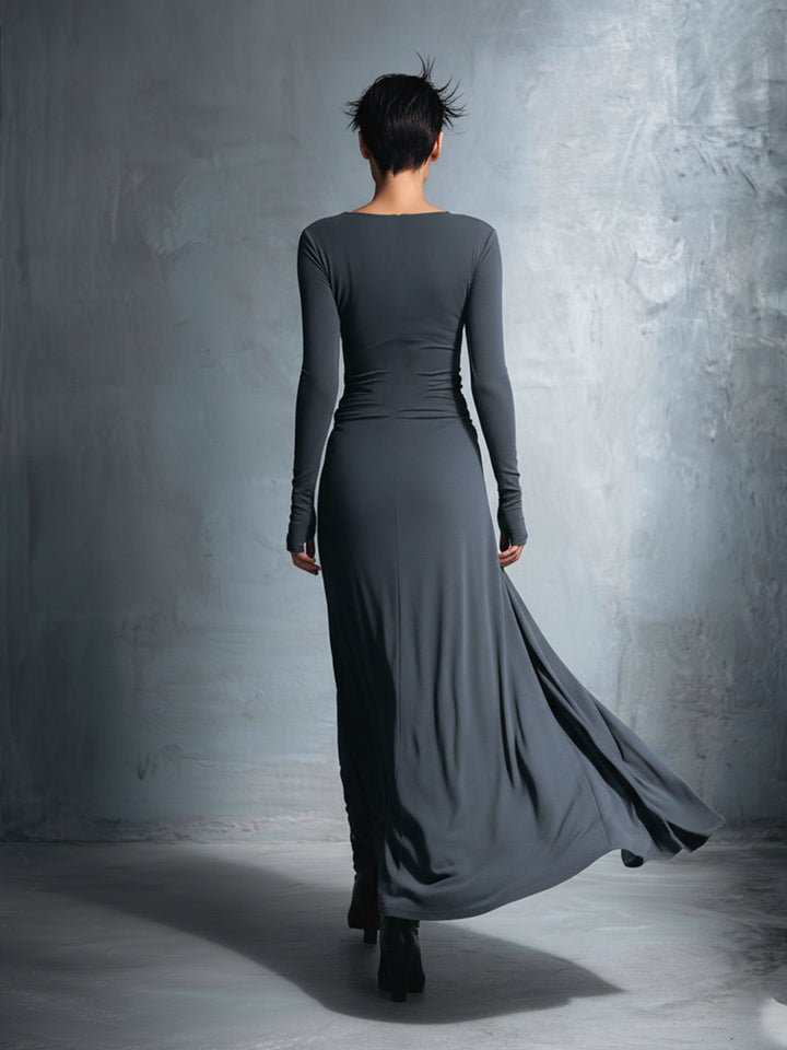 Gabriella – Vestido largo con lazo lateral