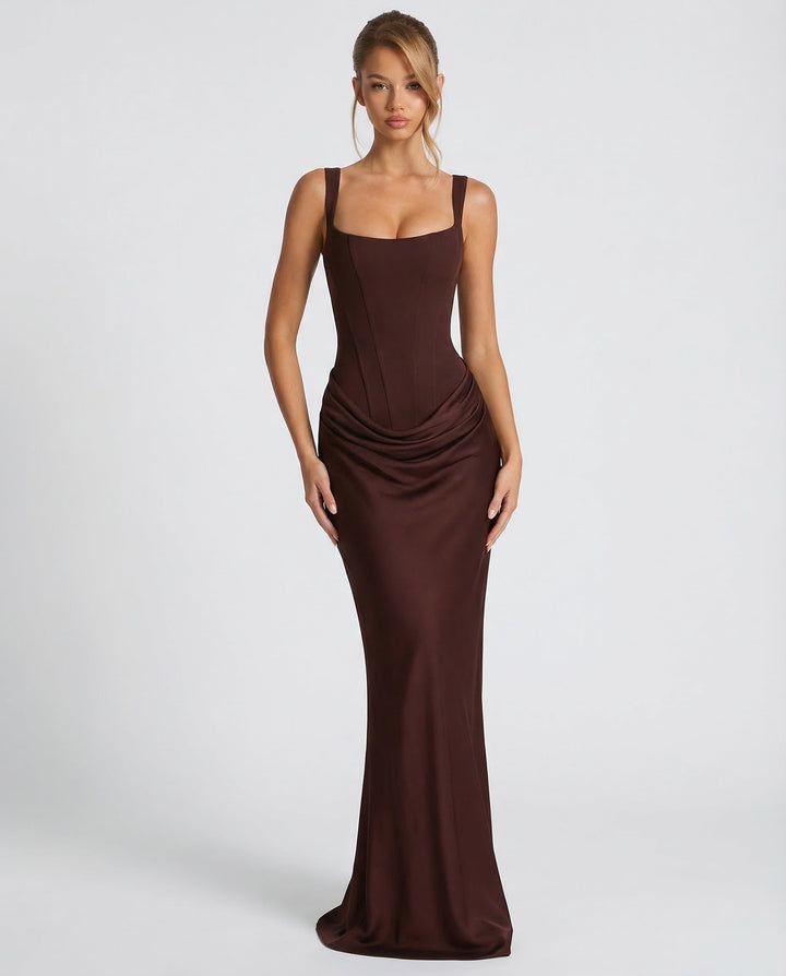 OLIVIA | Maxi Vestido de Reloj de Arena