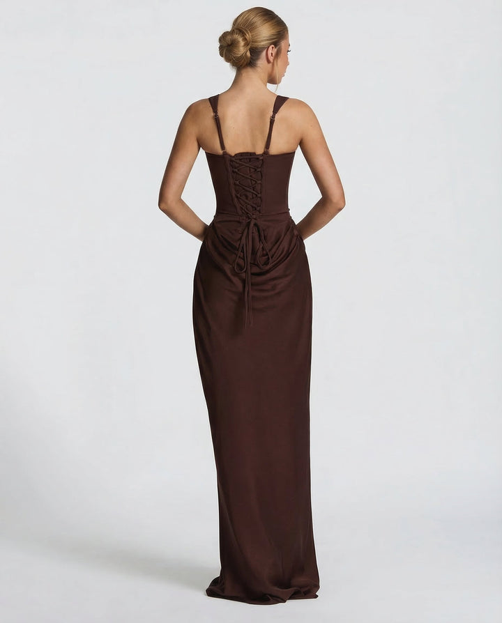 OLIVIA | Maxi Vestido de Reloj de Arena