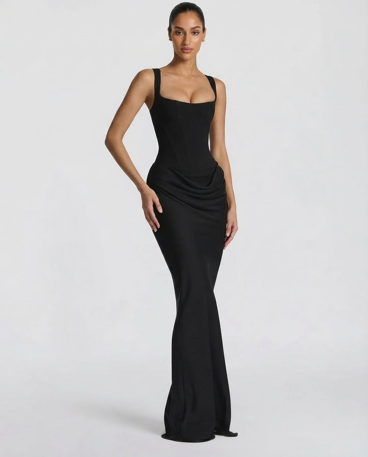 OLIVIA | Maxi Vestido de Reloj de Arena