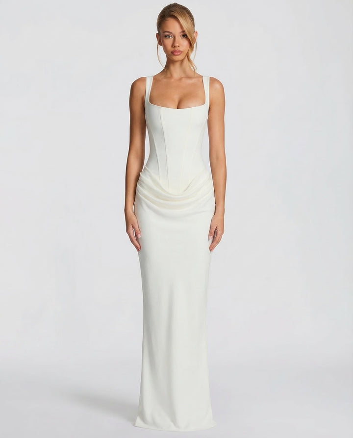 OLIVIA | Maxi Vestido de Reloj de Arena