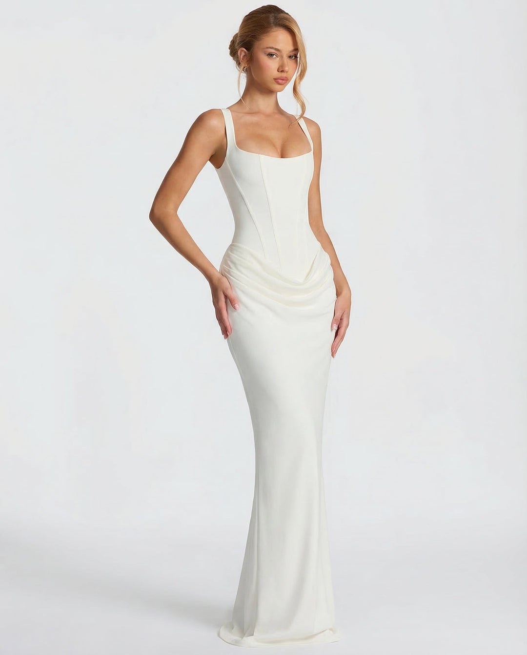 OLIVIA | Maxi Vestido de Reloj de Arena