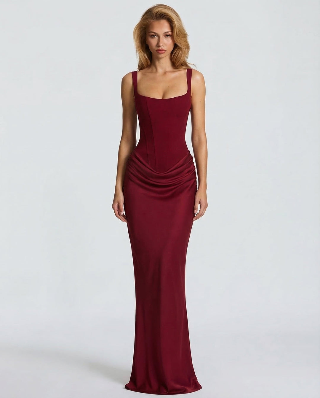 OLIVIA | Maxi Vestido de Reloj de Arena