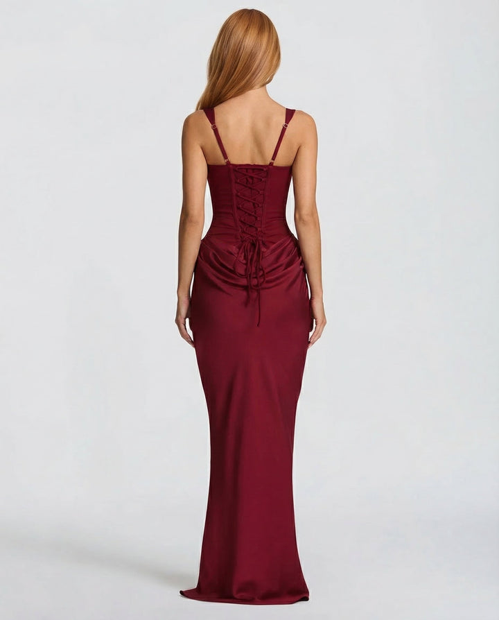 OLIVIA | Maxi Vestido de Reloj de Arena
