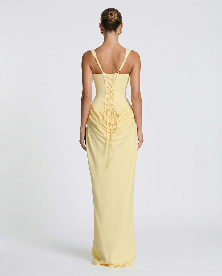 OLIVIA | Maxi Vestido de Reloj de Arena