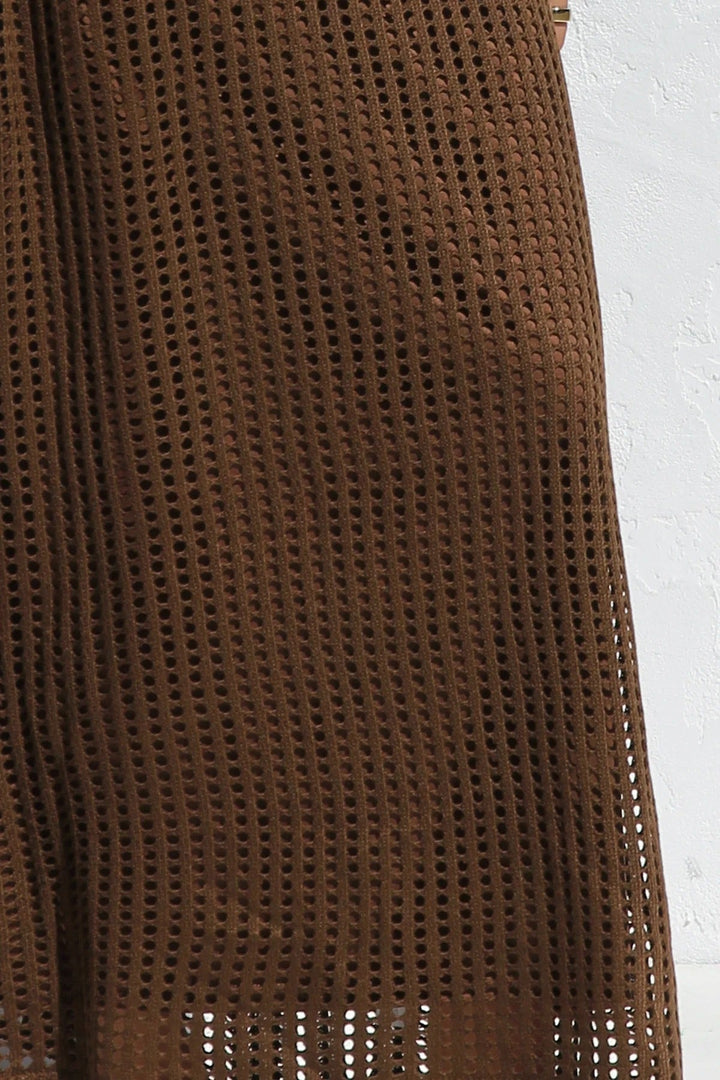 ESENCIAL - Vestido Maxi de Croché Airlie - Color Natural