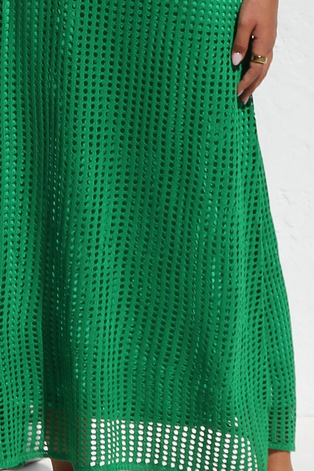 ESENCIAL - Vestido Maxi de Croché Airlie - Color Natural