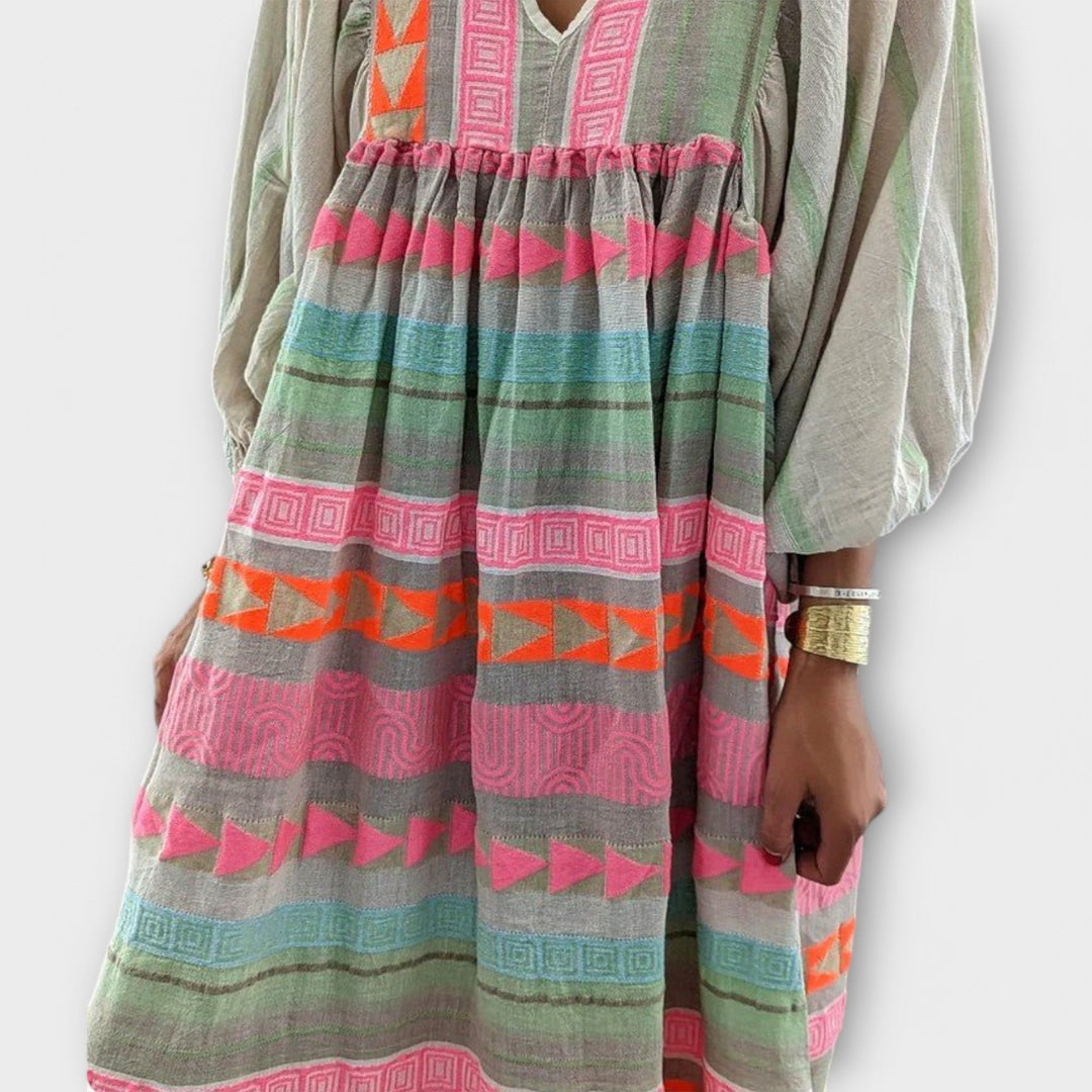 Dana™ | Vestido A-line Colorido