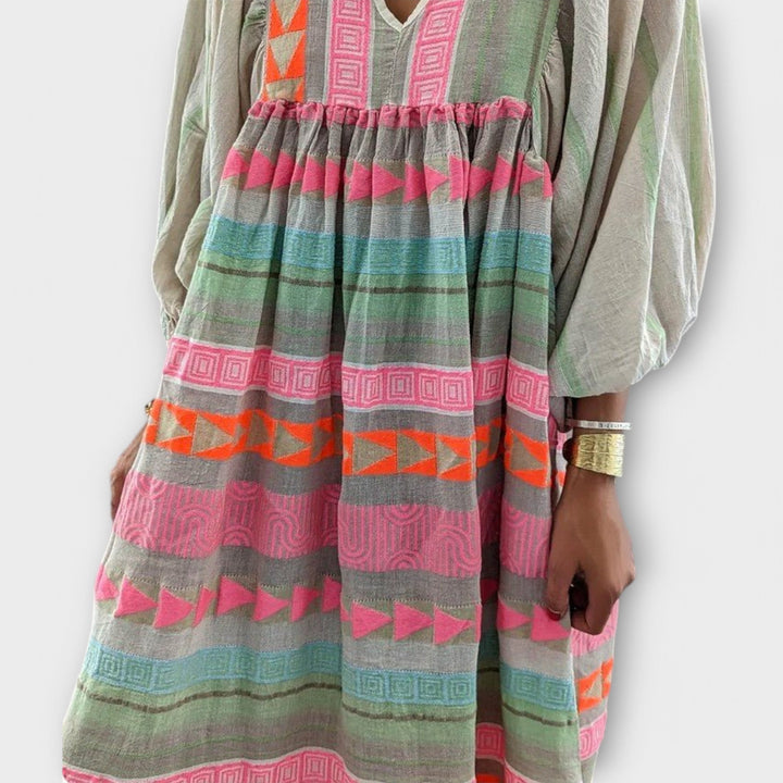 Dana™ | Vestido A-line Colorido