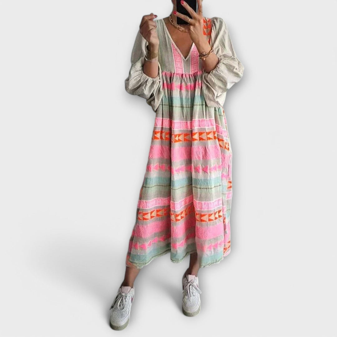 Dana™ | Vestido A-line Colorido