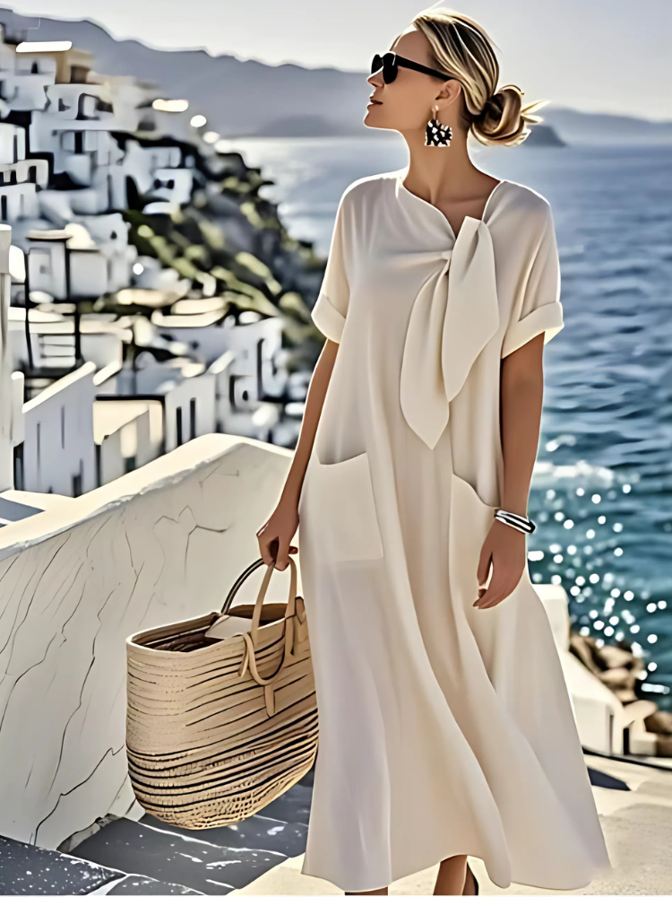 Ella™ Vestido Elegante con Bolsillos