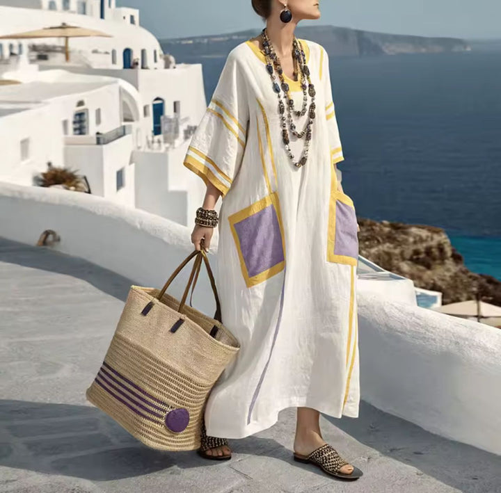Vestido Elegante Mary - Vestido Largo de Playa para un Look Veraniego con Estilo