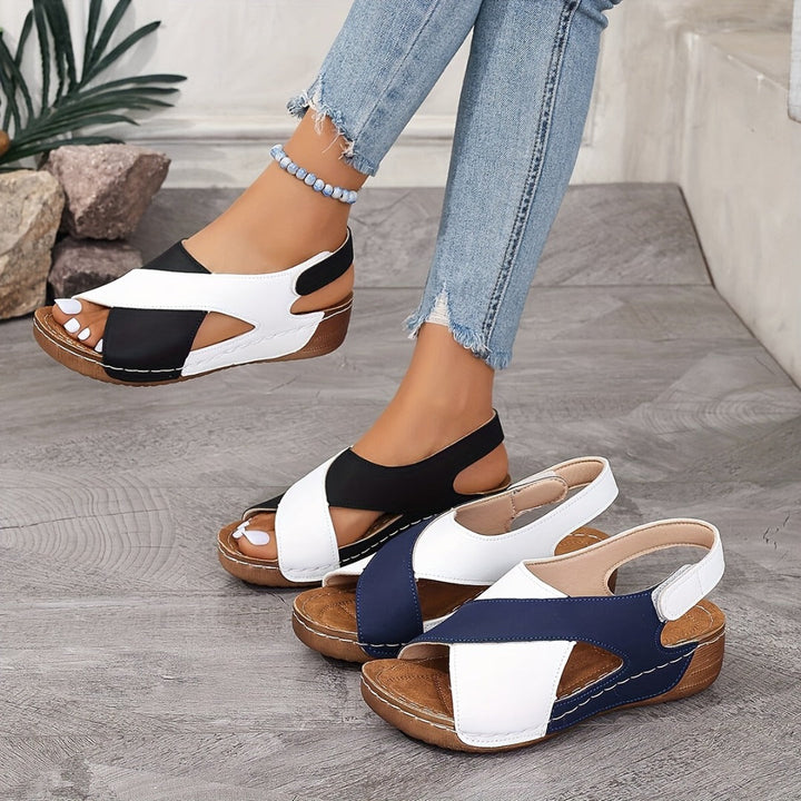 Liza™ - Sandalias ortopédicas ultra cómodas con tacón inclinado