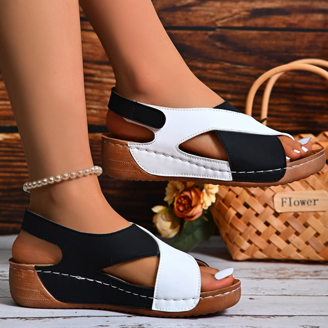 Liza™ - Sandalias ortopédicas ultra cómodas con tacón inclinado