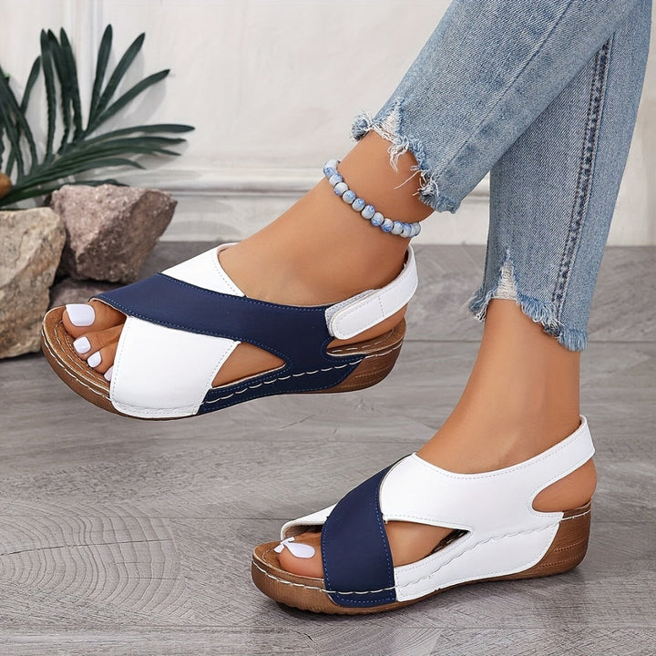 Liza™ - Sandalias ortopédicas ultra cómodas con tacón inclinado