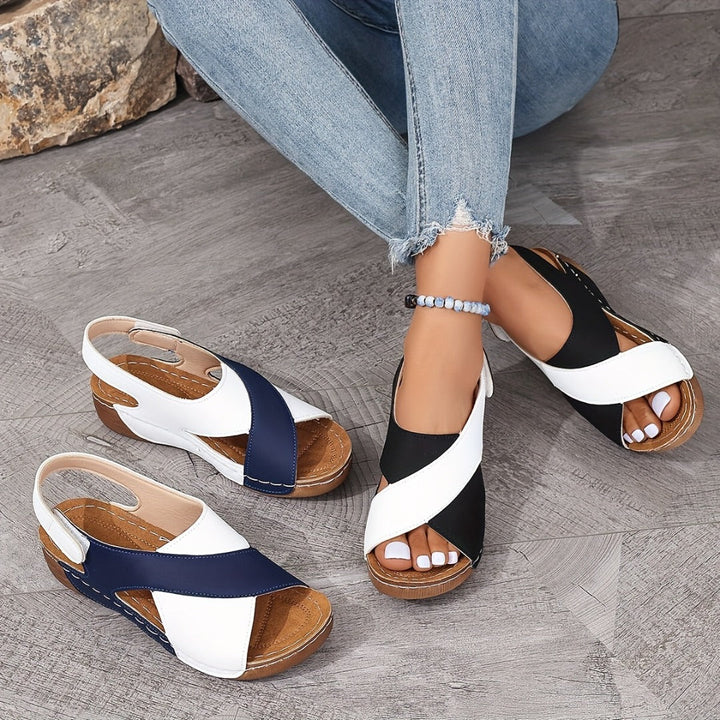 Liza™ - Sandalias ortopédicas ultra cómodas con tacón inclinado